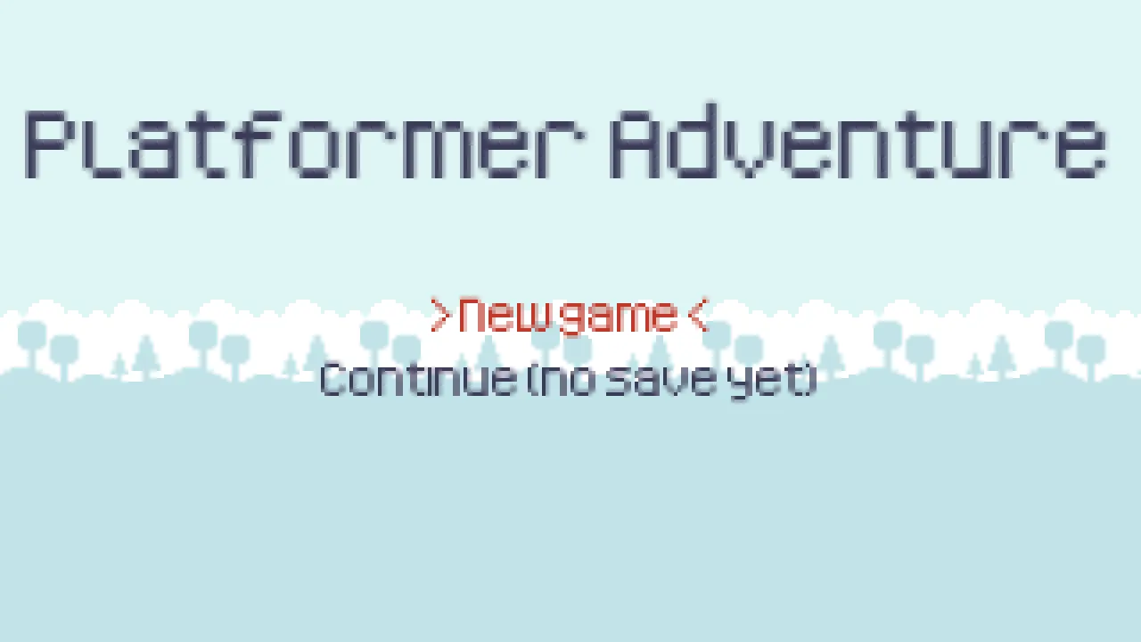Platformer Adventure (sample)